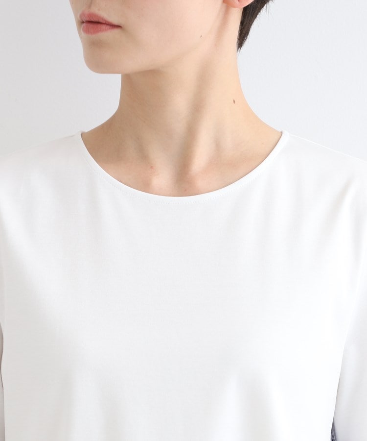 インディヴィ(INDIVI)の【洗える／ストライプ柄】レイヤード風Tシャツ17