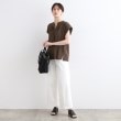 インディヴィ(INDIVI)の【洗える】スキッパージャージトップス11