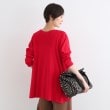 インディヴィ(INDIVI)の【洗える／キレイめ/日本製】バックフレア ロングTシャツ7