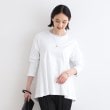 インディヴィ(INDIVI)の【洗える／キレイめ/日本製】バックフレア ロングTシャツ14