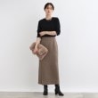 インディヴィ ヴァイ(INDIVI V.A.I)の【洗える／日本製】コンビ素材デザイントップス4