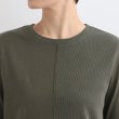 インディヴィ ヴァイ(INDIVI V.A.I)の【洗える／日本製】コンビ素材デザイントップス13