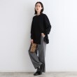 インディヴィ ヴァイ(INDIVI V.A.I)の【日本製／洗える】アシメデザインスウェットトップス4