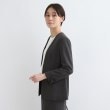インディヴィ ヴァイ(INDIVI V.A.I)の【洗える／日本製／定番スーツ】トリアセテート混ストレッチノーカラージャケット7