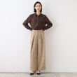 インディヴィ ヴァイ(INDIVI V.A.I)の【日本製】ツイードワイドタックパンツ6
