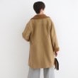 インディヴィ(INDIVI)の【トレンド◎】カーリーフェイクファーロングウール混コート7