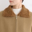インディヴィ(INDIVI)の【トレンド◎】カーリーフェイクファーロングウール混コート13