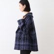 インディヴィ ヴァイ(INDIVI V.A.I)の【日本製】ビッグチェック柄ショートコート2