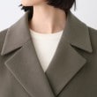 インディヴィ ヴァイ(INDIVI V.A.I)の【日本製】ベルト付フォルムショートコート13