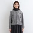 インディヴィ(INDIVI)の【洗える／UVケア】グレンチェック柄リバーブルゾン10