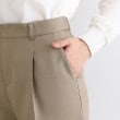 インディヴィ(INDIVI)の【洗える／UVケア／定番スーツ】ウール調テーパードパンツ18