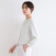 インディヴィ(INDIVI)の【洗える／UVケア】センタータックショート丈ブラウス6