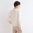 インディヴィ(INDIVI)の【洗える】シアーストライプ柄ボウタイブラウス10