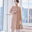 インディヴィ(INDIVI)の【ウール】名品スタンドカラーコート キャメルブラウン(041)