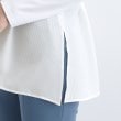 インディヴィ(INDIVI)の【洗える】透かしストライプコンビトップス11