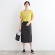 インディヴィ(INDIVI)の【洗える／サマーニット】無縫製ペーパーヤーンアシメ編地ニット16