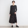 インディヴィ(INDIVI)の【洗える／ウール混／シアーラメ】ラウンドネックニット11