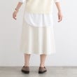 インディヴィ(INDIVI)の【洗える／UVケア／SETUP可能】ライトジャージ セミフレアスカート7