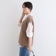インディヴィ(INDIVI)の【フォックス混】ゆるシルエットヘアリーニットベスト6
