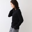 インディヴィ(INDIVI)の【カシミヤ混】Vネックコクーンシルエットニット5