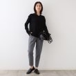 インディヴィ(INDIVI)の【カシミヤ混】Vネックコクーンシルエットニット6