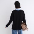 インディヴィ(INDIVI)の【カシミヤ混／洗える／リラックス】ワイドシルエットニット7