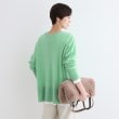 インディヴィ(INDIVI)の【カシミヤ混／洗える／リラックス】ワイドシルエットニット19