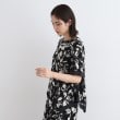 インディヴィ(INDIVI)の【洗える】ブラッシュドフラワー柄ブラウス6
