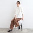 インディヴィ(INDIVI)の【洗える】リブデザインロングTシャツ2