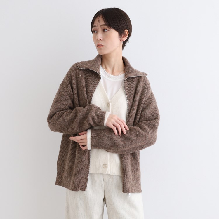 極美品 INDIVI カラーネップニット 19号 大きいサイズ 洗える 黒 - メルカリ
