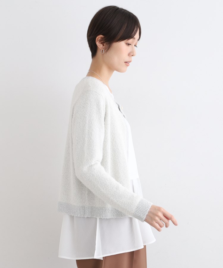 インディヴィ(INDIVI)の【トレンド】カールラメカーディガンニット2