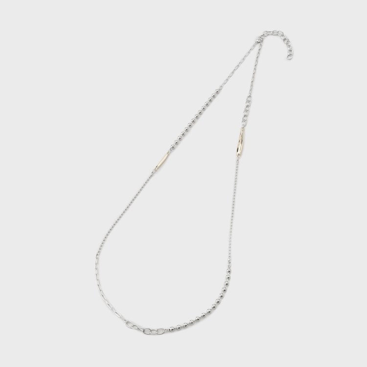 インディヴィ(INDIVI)の【ミドルサイズ】ランダムミックスネックレス ネックレス