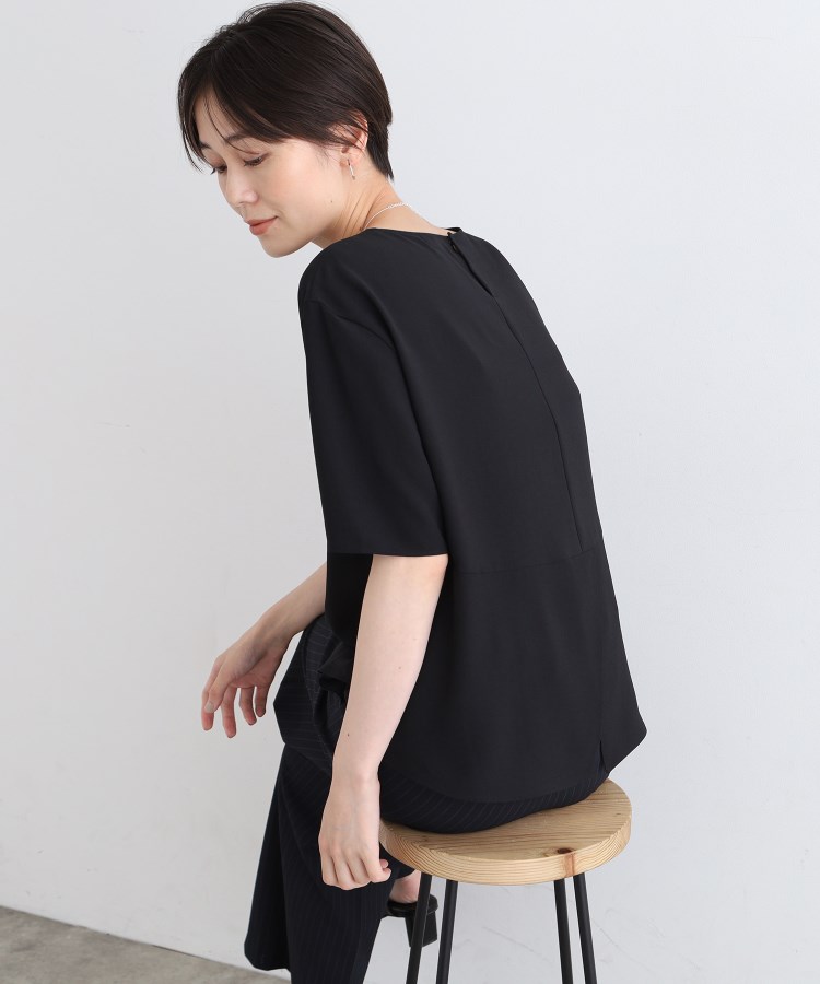 洗える/UVケア/SETUP可能】バックシャンブラウス(シャツ 洗える/UVケア/SETUP可能】バックシャンブラウス(シャツ