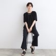 インディヴィ(INDIVI)の【洗える／UVケア／SETUP可能】バックシャンブラウス4