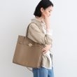 インディヴィ(INDIVI)の【合皮／A4収納可能】ベルレットトートバッグ14
