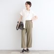 インディヴィ(INDIVI)の【洗える／2WAY】麻ライクワークパンツ3