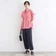 インディヴィ(INDIVI)の【洗える／2WAY】麻ライクワークパンツ9