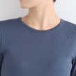 インディヴィ(INDIVI)の【洗える】ニット＆シャーリング コンビワンピース13
