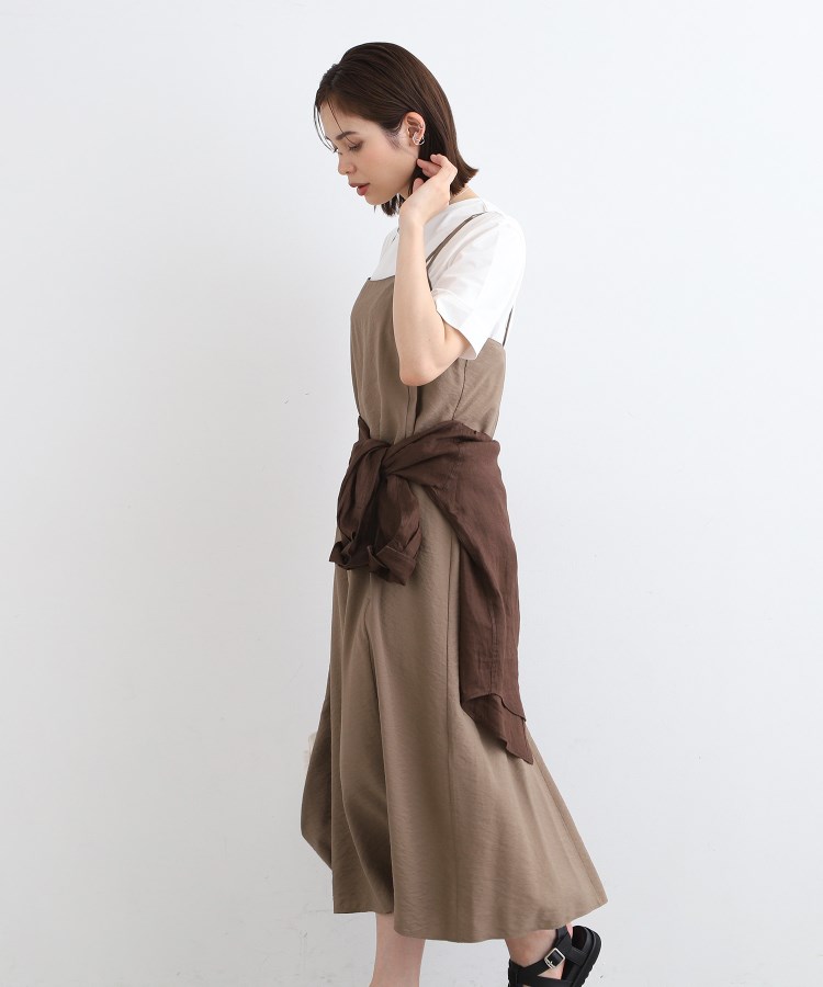 インディヴィ(INDIVI)の【大人気ワンピ！／洗える】キャミワンピース2