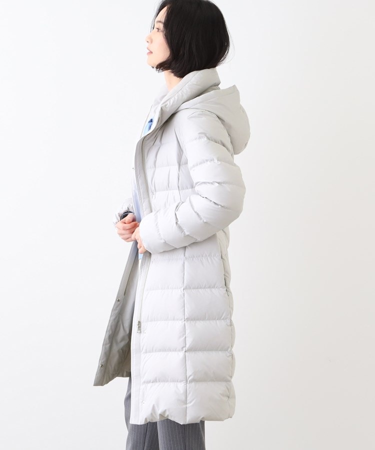 インディヴィ(INDIVI)の【洗える／撥水】ウォッシャブルロング丈ダウンコート2