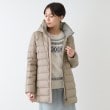 インディヴィ(INDIVI)の【洗える／撥水】ミドル丈ウォッシャブルダウンコート モカブラウン(042)