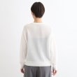 インディヴィ(INDIVI)の【洗える／コットン素材】ジップアップ シアーニットブルゾン16