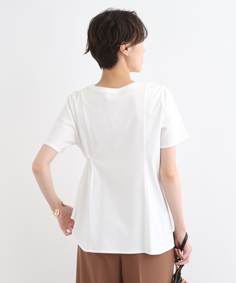 インディヴィ(INDIVI)の【洗える／トレンド】ドロストデザインTシャツ3