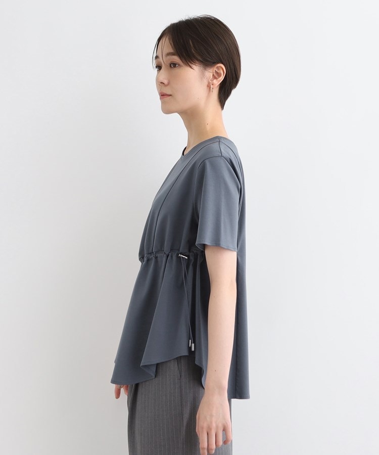 インディヴィ(INDIVI)の【洗える／トレンド】ドロストデザインTシャツ20