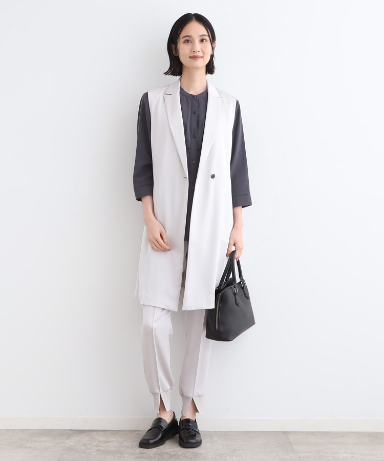 インディヴィ(INDIVI)の【洗える】ヨークデザインブラウス7