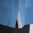 インディヴィ(INDIVI)の【洗える／チュニック丈／ボーダー柄】スリットデザインVネックニット13