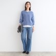 インディヴィ(INDIVI)の【洗える／日本製／ウール混】Vネックラメニット19
