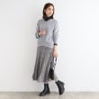 インディヴィ(INDIVI)の【洗える／日本製／ウール混】Vネックラメニット27