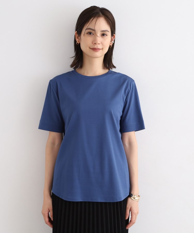インディヴィ(INDIVI)の【洗える/コットン100%】裾デザイン大人Tシャツ22