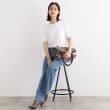 インディヴィ(INDIVI)の【洗える/コットン100%】裾デザイン大人Tシャツ4